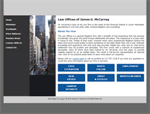 Tablet Screenshot of mccarneylaw.com